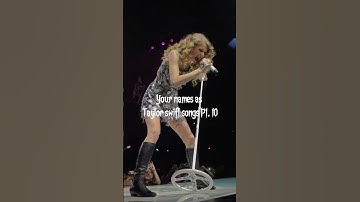 Your names as Taylor swift songs Pt. 10 #taylorswift #swiftie #viral #blowthisupplease #fyp #shorts