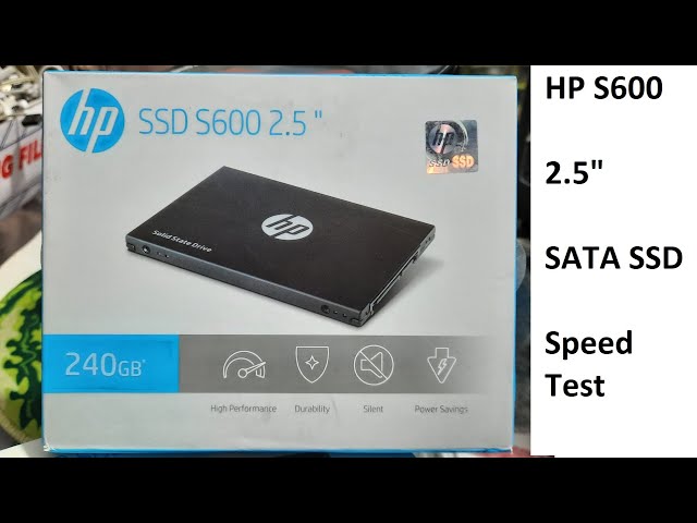 HP S600 SATA SSD 240GB | Unboxing | Speed Test - YouTube