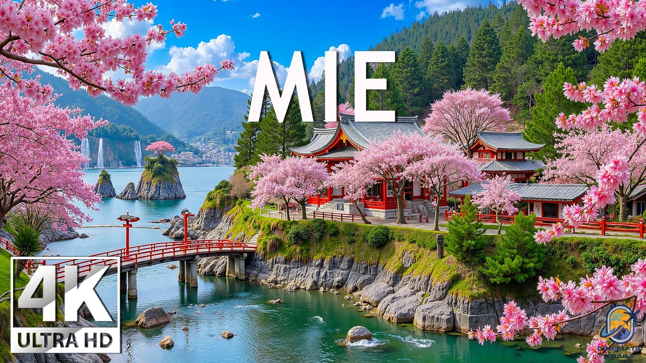 Mie, Japan Spring 4K 🌸 Sacred Spring Serenity – Cherry Blossoms, Ise Shrines & Gentle Coastal Light