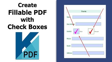 How to create a fillable form with check boxes using Kofax Power PDF