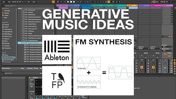 Ableton Tutorial - FM Synthesis, wave folding & new Max 4 Live device, composing generative track
