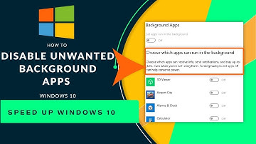 🔧 How To Disable Unwanted Background Apps In Windows 10 ✅ Improve Windows 10 Performance | 2020✅