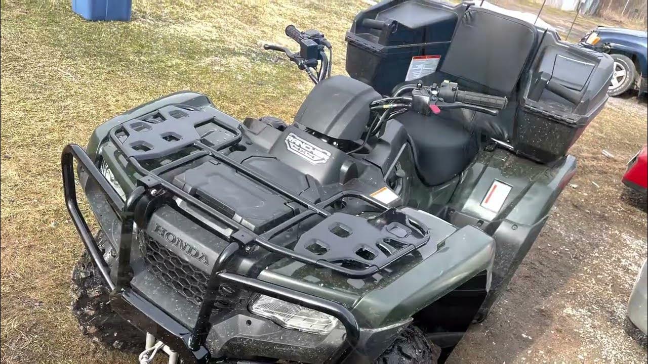 Honda Rancher Bumper Upgrade Kit Foreman Style ATV Accessory - YouTube