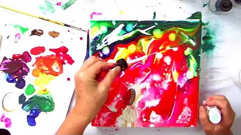 Demonstration: Georgina Hart -Matisse Inks, mixed media Part 2