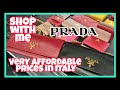 PRADA IN THE MALL FLORENCE | ONE OF THE BIGGEST LUXURY OUTLET IN ITALY | AFFORDABLE PRADA OUTLET BAG