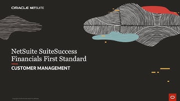NetSuite SuiteSuccess Financials First Standard: Customers