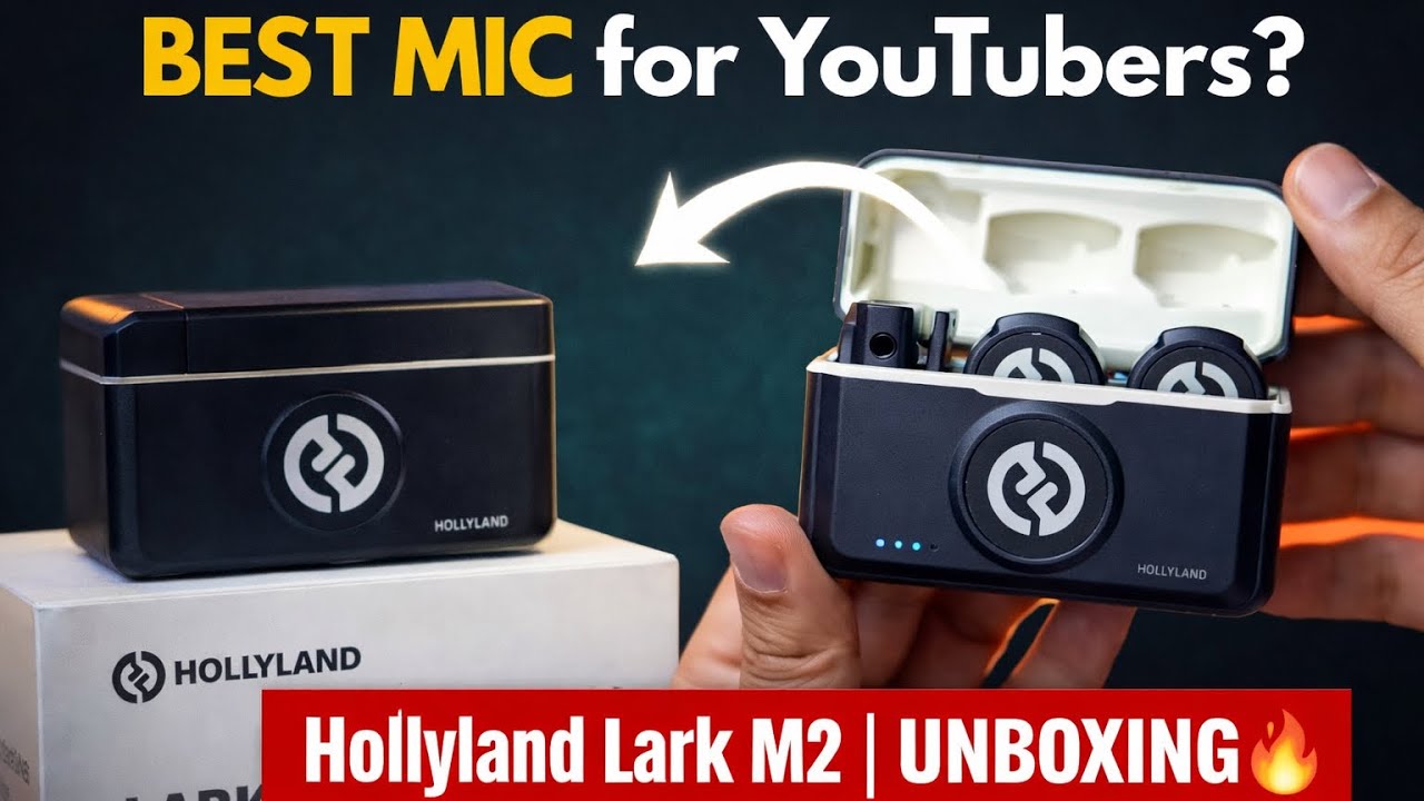 This SMALL Wireless Mic is Perfect for YouTube Creators | Hollyland Lark M2 Unboxing