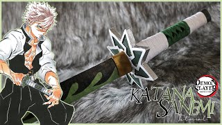 Tutorial Cómo hacer la Katana de Sanemi 💚 | Kimetsu no Yaiba - Demon Slayer | PATRONES GRATIS