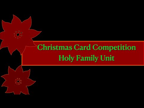 Christmas Card Competition/Holy Family Unit/St.Maryโs Church Thazhoor ๐๐
