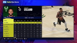 Dame Time Lillard Vs Cavs Highlights Nba 2K25 Ps5 4K