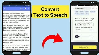 How to convert text to speech screenshot 2