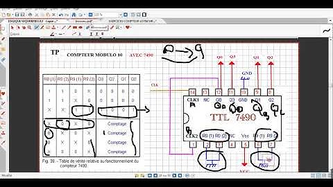 15 éme vidéo Logique séquentielle: Compteur intégré :7490