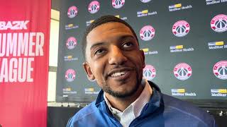 Washington Wizards general manager Will Dawkins media availability at Summer League