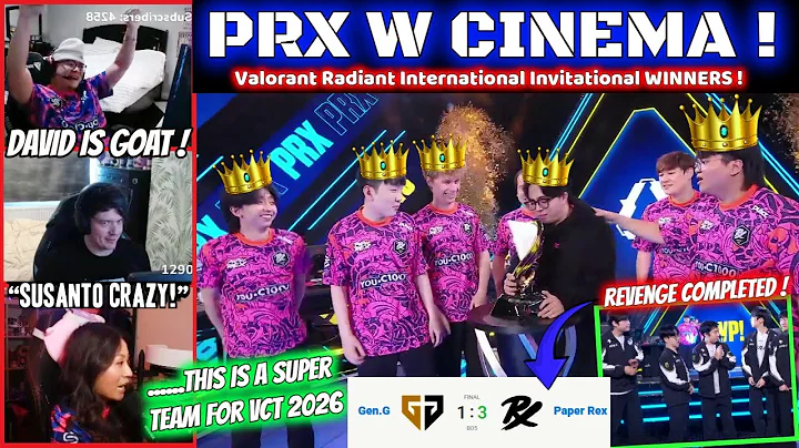 Shanks Sliggy & Yinsu React to PRX Shows W Performance & Destroyed GEN.G in GRAND FINAL