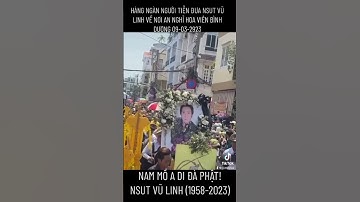 Hàng ngàn người hâm mộ & nghệ sĩ tiễn đưa NSUT VŨ LINH về nơi an nghỉ cuối cùng - Bình Dương 9-3-23