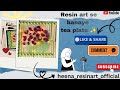 रेजिन आर्ट से बनाएं खूबसूरत टी प्लेट ☕✨ | आसान तरीका Home 🌸 | Step-by-Step #art #diy #viral #video