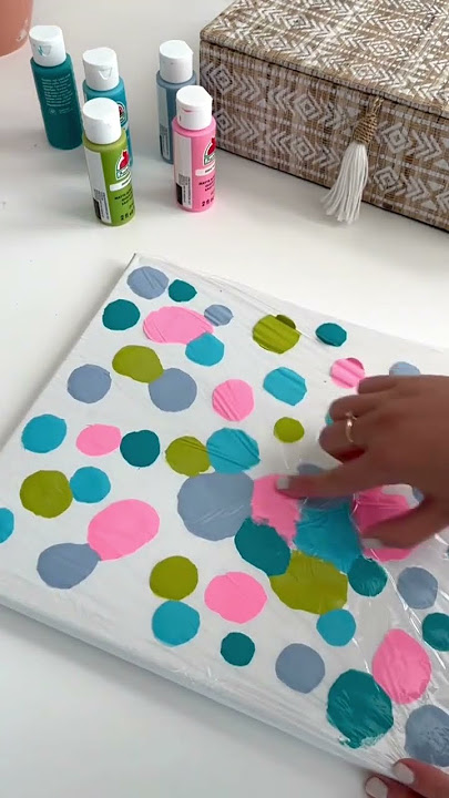 DIY Sensory Abstract Paint Activity for Kids 🙌🖍🖼