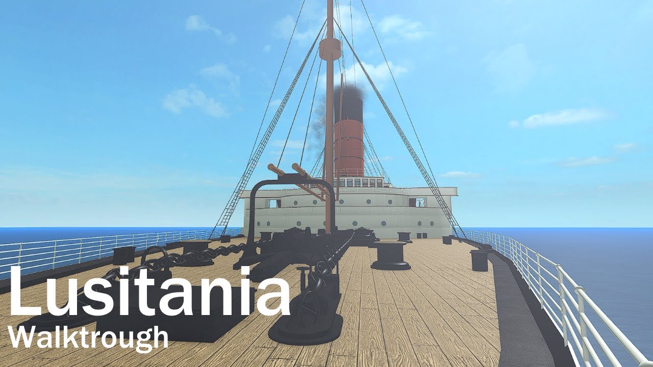 Roblox Lusitania Walktrough YouTube 