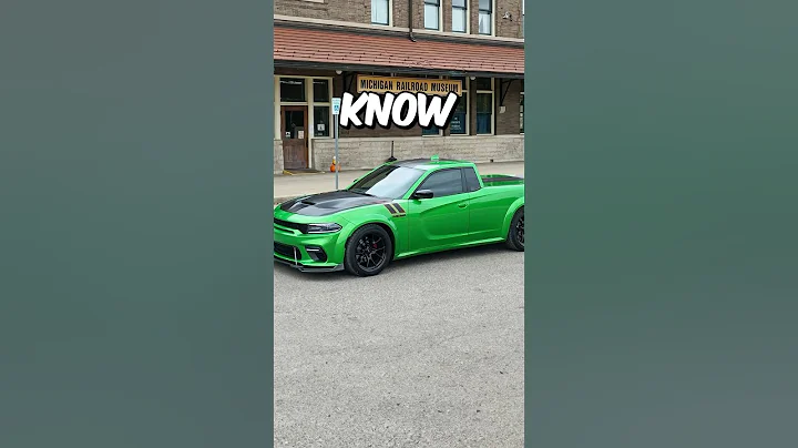 He Built a Dodge Charger Truck 😳🔥 #hellcat
