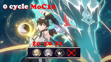 1.3.2 Memory of Chaos 10 first half - Dangheng IL E2 0 cycle with only 1 Hamory - Honkai Star Rail