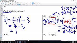 Yr 11 Ex 5 1 & 5 2 Functions and its notation