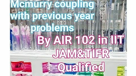 Mcmurry coupling reaction with Previous year problems of IIT JAM,NET&GATE download the pdf