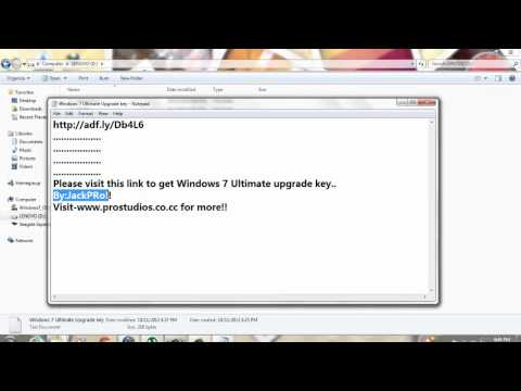 Win7 Ultimate Upgrade Key 2012