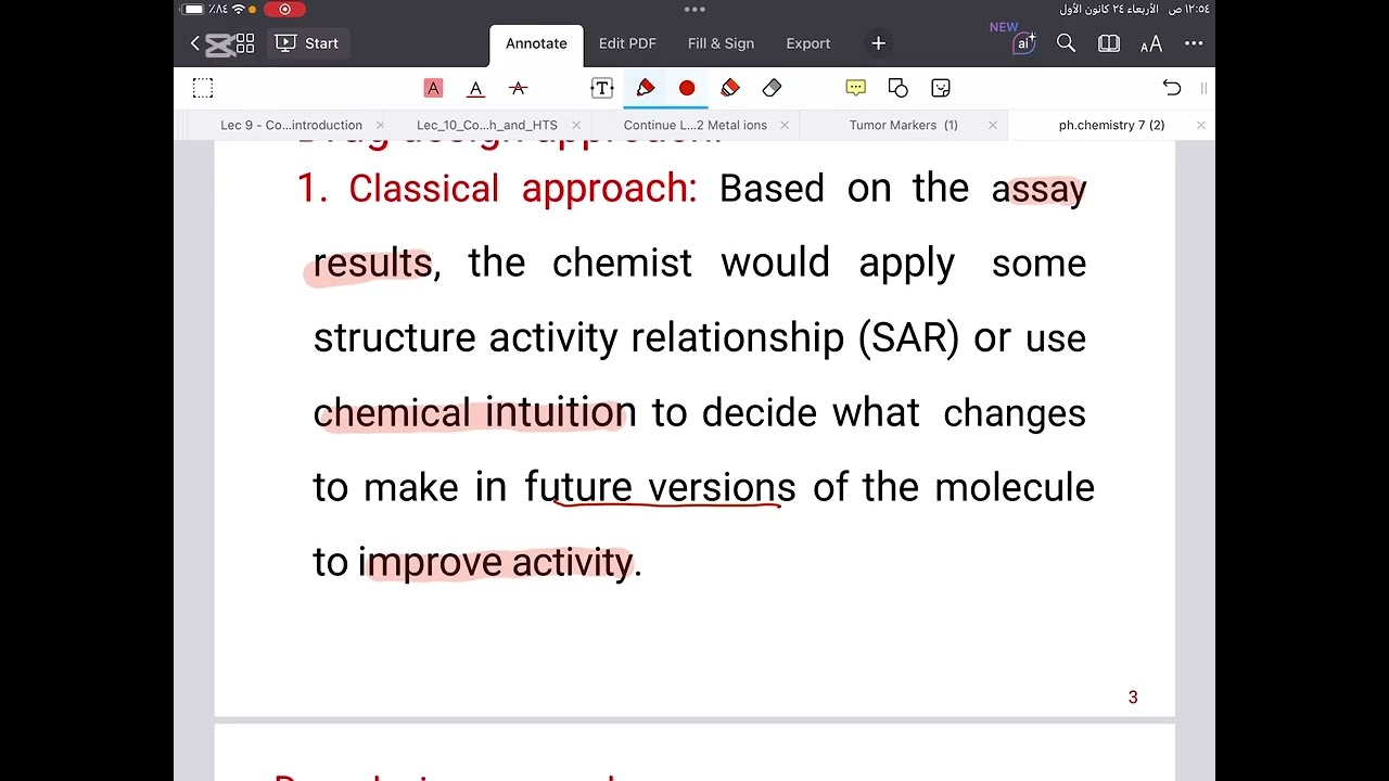 Let 10: combinatorial chemistry (drugs design approach and HTS)