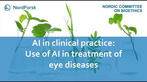 AI in clinical practice: Use of AI in treatment of eye diseases