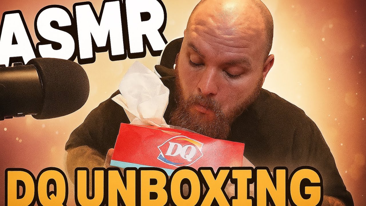Eating Dairy Queen ASMR & Whispering About NFL Football
