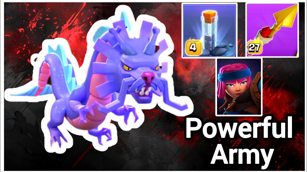 Azure Dragon Best Attack Strategy In Clash of Clans | azure dragon best attacks