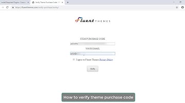 How to Verify Purchase Code