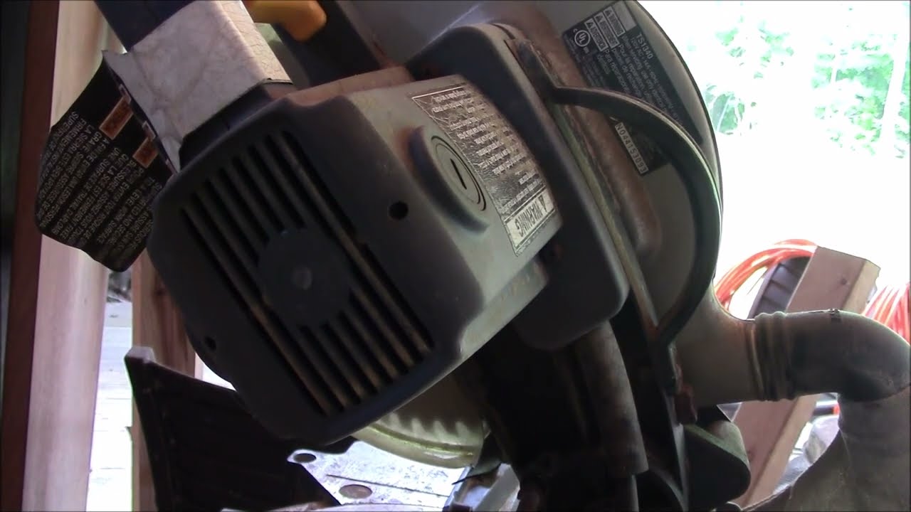 Miter Saw motor brush replacement