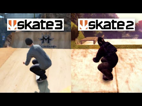 Skate 3 VS Skate 2 | Gameplay Comparison