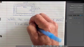 Math Notes for lesson 13.5 Problem Solving: Find the Area