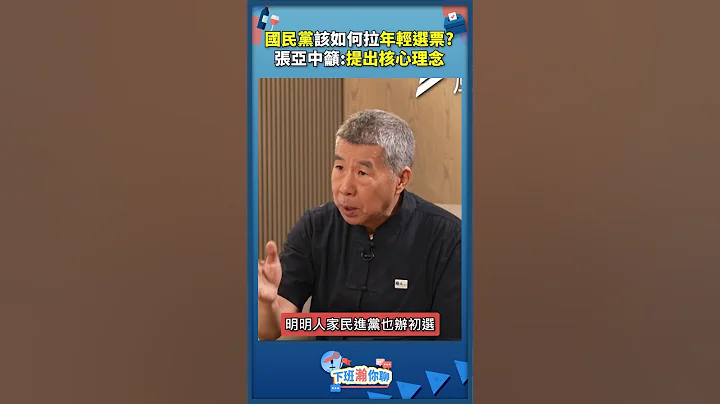 國民黨該如何拉年輕選票 張亞中籲提出核心理念 - 天天要聞