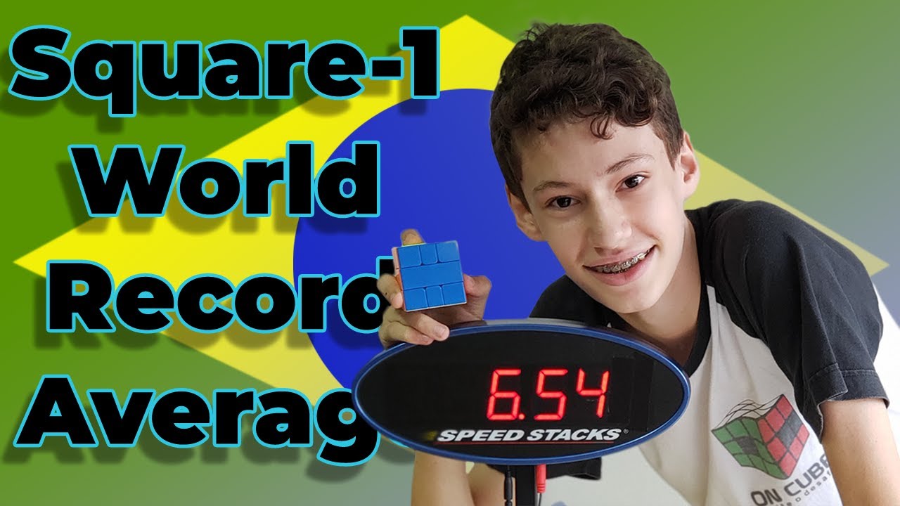 6.54s Square1 World Record Average YouTube