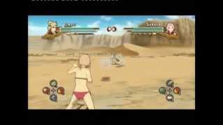 Naruto Storm 3 Swimsuit Temari vs. Swimsuit Sakura