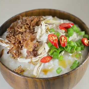 #khairulaming Cara paling mudah membuat Bubur Ayam Ala Mc Donald's yg sedap | Dapur Lonely