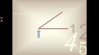 Using a protractor to measure an acute angle