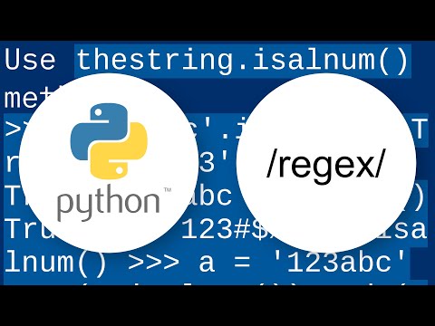 In Python, how do I check if a string has alphabets or numbers?