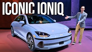 2023 Hyundai Ioniq 6 EV has Heaps of Style \& Range | 2022 LA Auto Show
