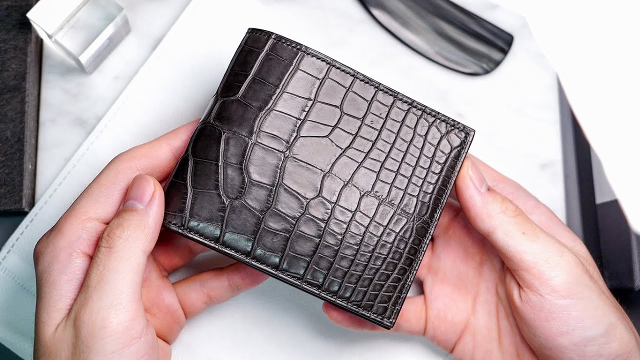 Making Hermes alligator bespoke wallet that beat the $5,000 Hermes