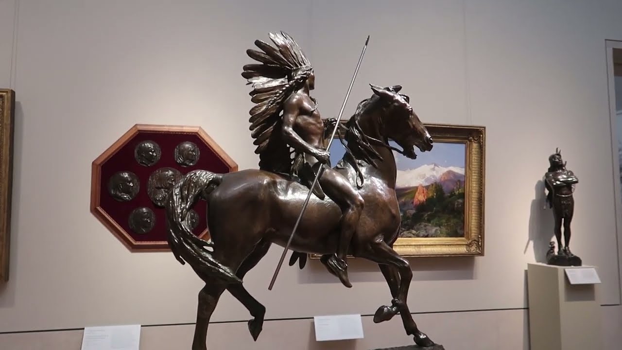 Remington Statues at the Metropolitian Museum in NYC 2023