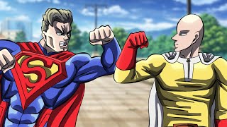 Saitama VS Superman  fan Animation | one punch man