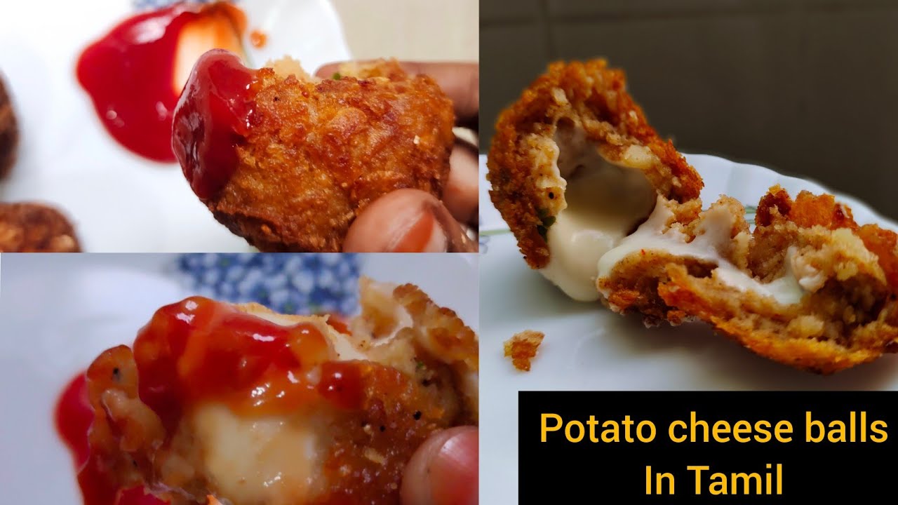 Potato Cheese balls recipe in tamil Cheese balls recipe Easy snack