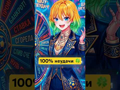 100% отрицательной удачи #fyp #чемпионатмира #planyach #vtuber #рекомендации #hololive #витубер