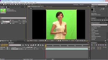 How to apply Adobe After Effects Green screen keying