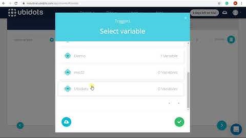 Ubidots event create