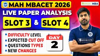 MAH MBA CET 2026 Exam Analysis (Slot 3 & 4 ) | Difficulty Level, Cut-Off & New Changes